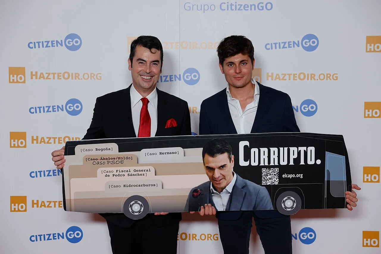 Vito Quiles tijdens de Hazte Oír-prijsuitreiking in juni 2025