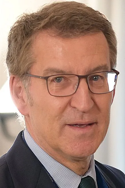 Alberto Núñez Feijóo, leider van de PP, tijdens de EPP-top in maart 2024